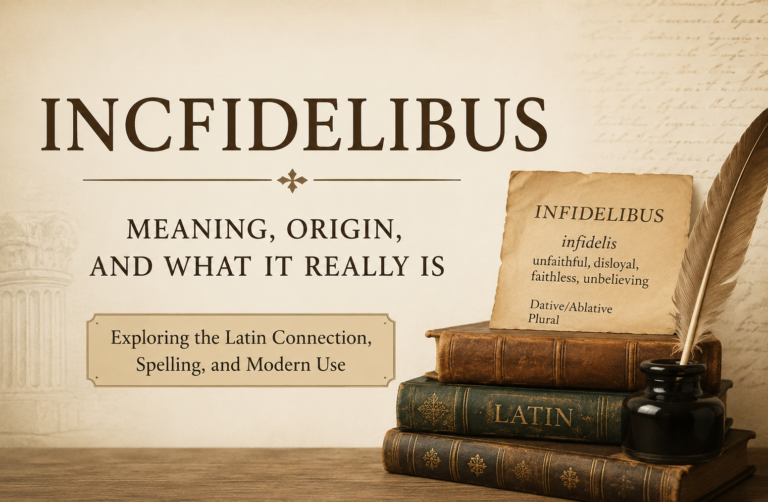 Incfidelibus: Meaning, Origin, and What It Really Is