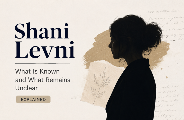 Shani Levni: What Is Known and What Remains Unclear
