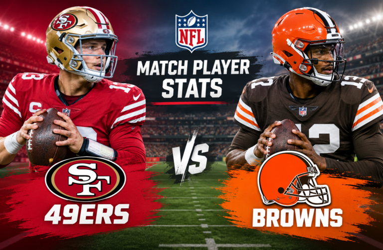 49ers vs cleveland browns match player stats