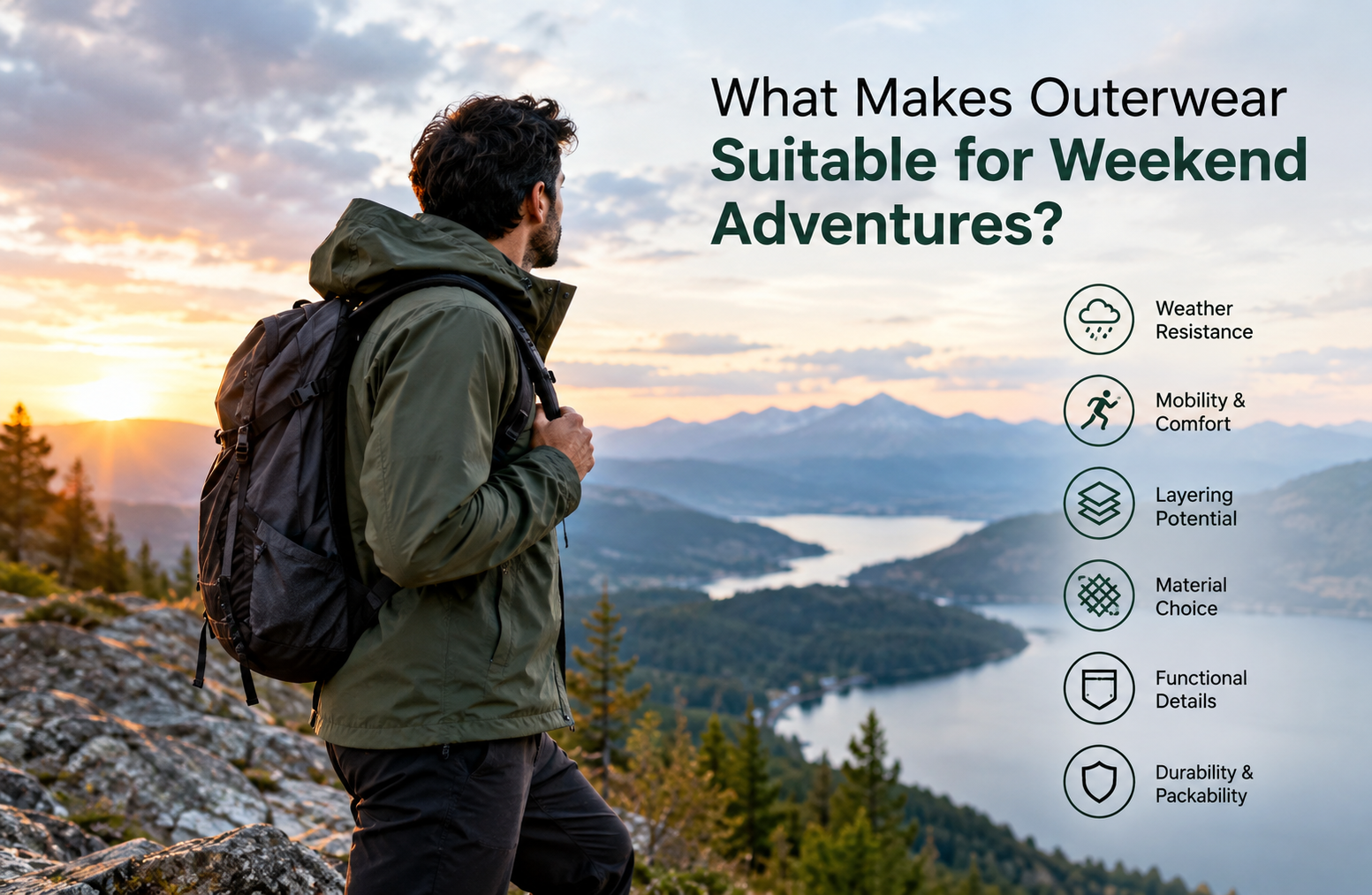 What Makes Outerwear Right for Weekend Adventures?