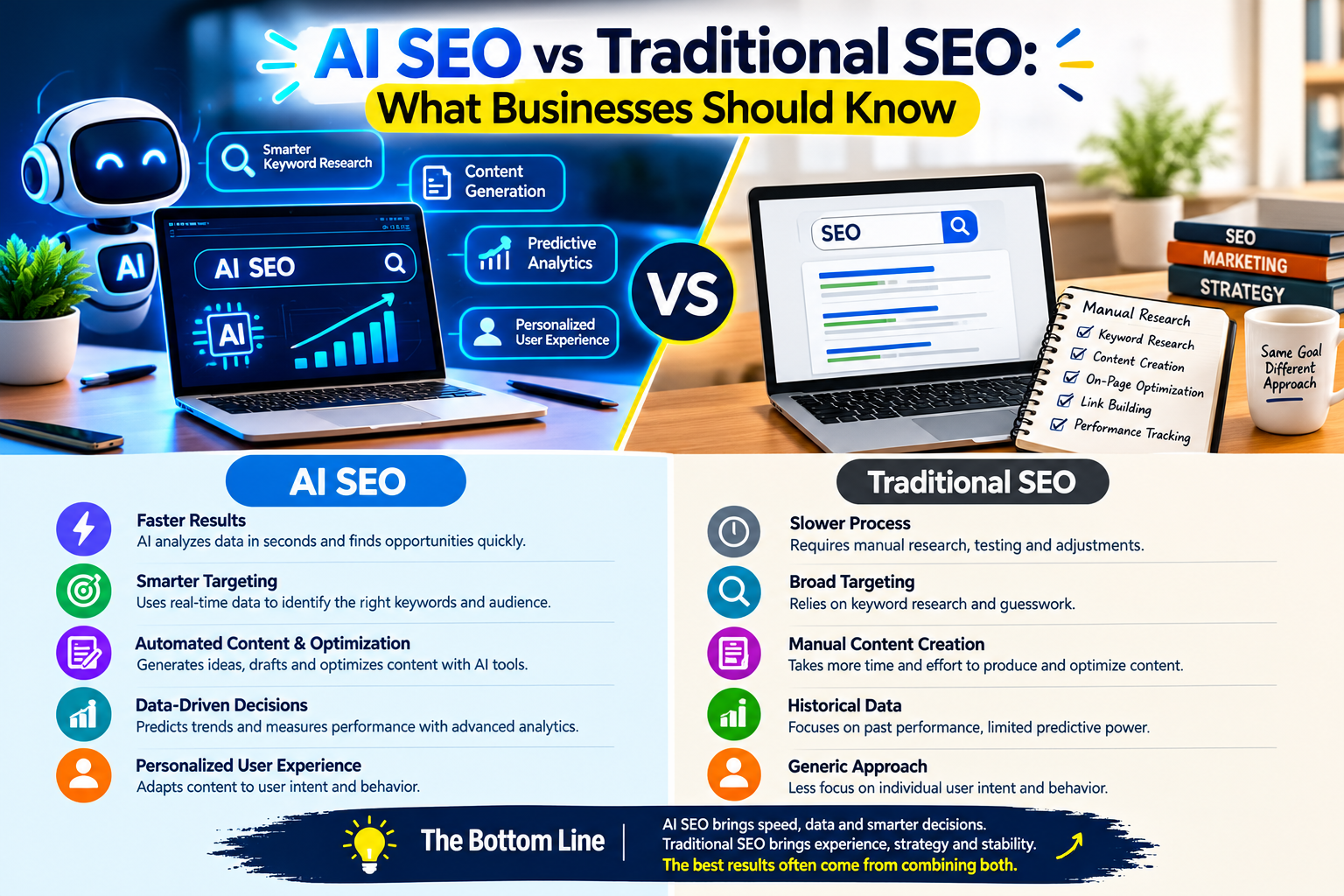 AI SEO vs Traditional SEO: What Businesses Should Know