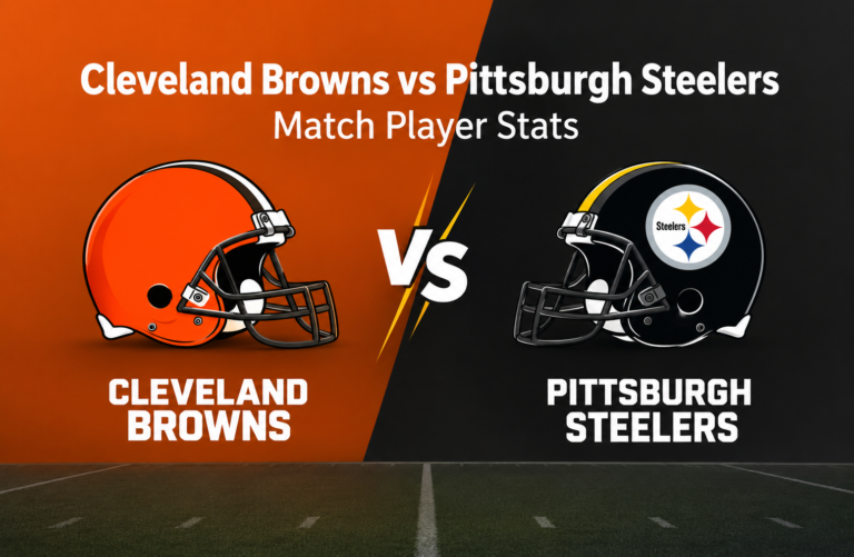 Cleveland Browns vs Pittsburgh Steelers Match Player Stats