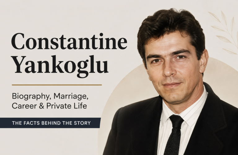 Constantine Yankoglu: Biography, Marriage, Career and Private Life