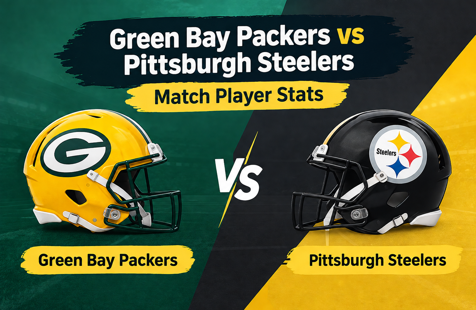 Green Bay Packers vs Pittsburgh Steelers Match Player Stats