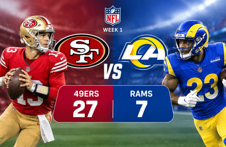 los angeles rams vs 49ers match player stats