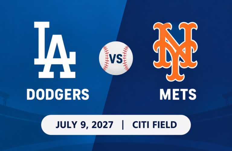 Mets vs Dodgers Match Player Stats: July 9, 2027