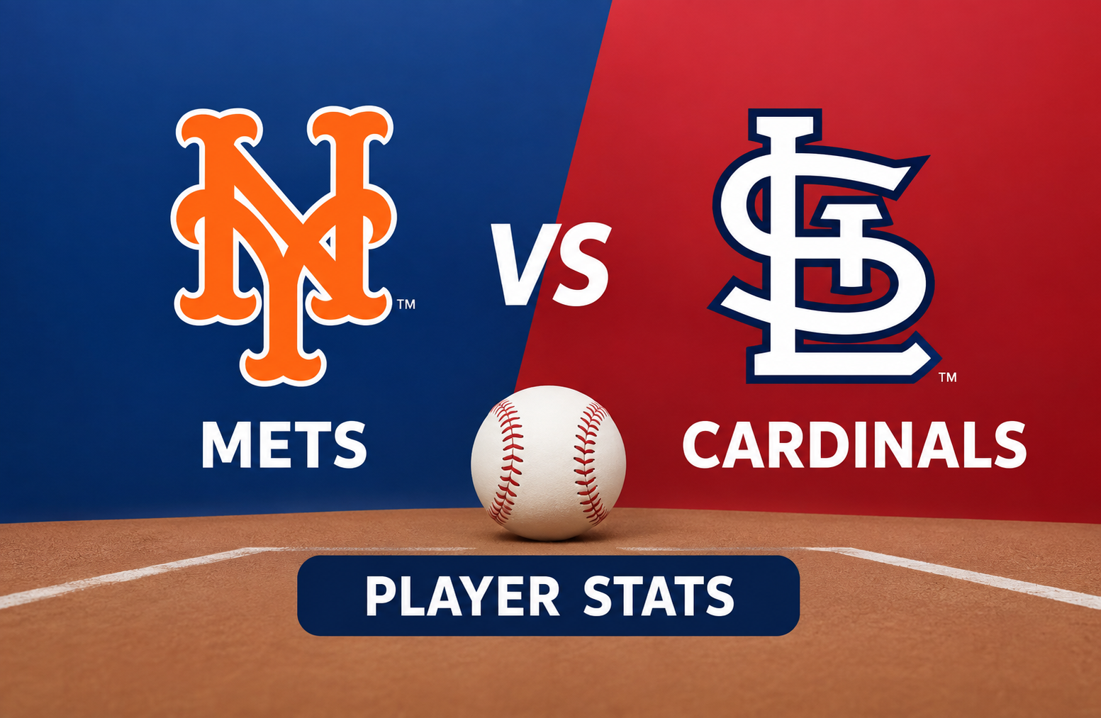 Mets vs St. Louis Cardinals Match Player Stats