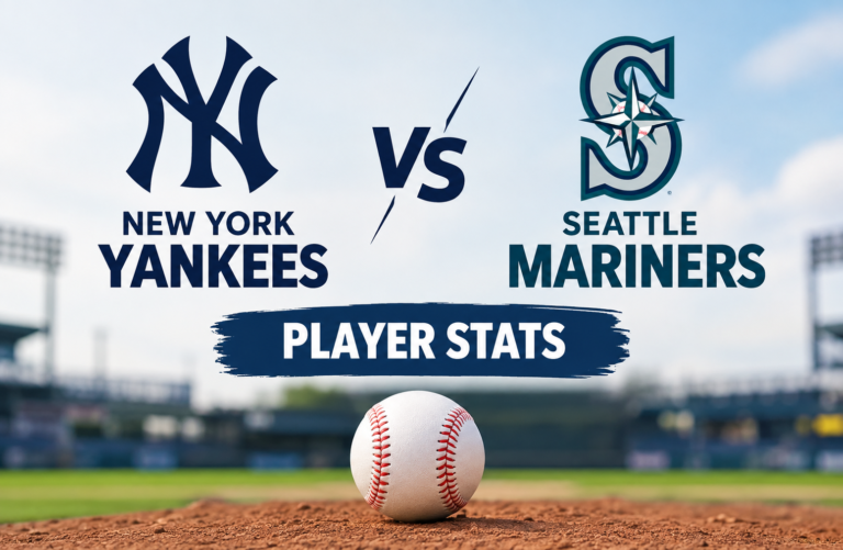 New York Yankees vs Seattle Mariners Match Player Stats