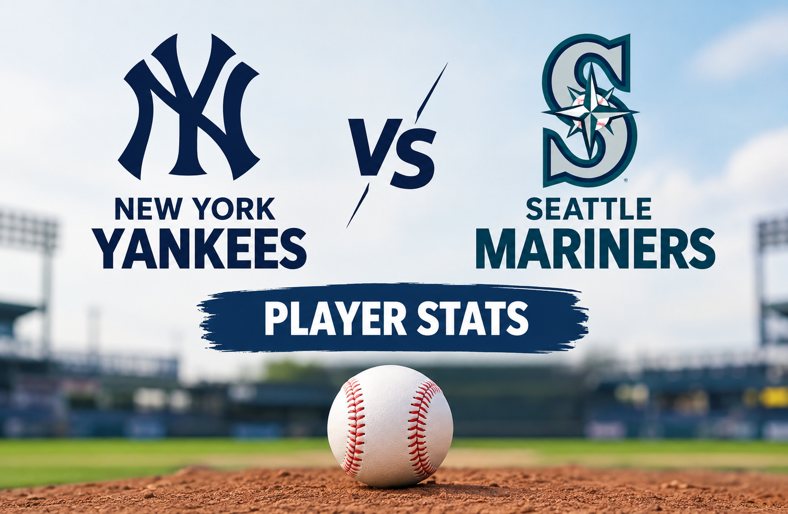 New York Yankees vs Seattle Mariners Match Player Stats