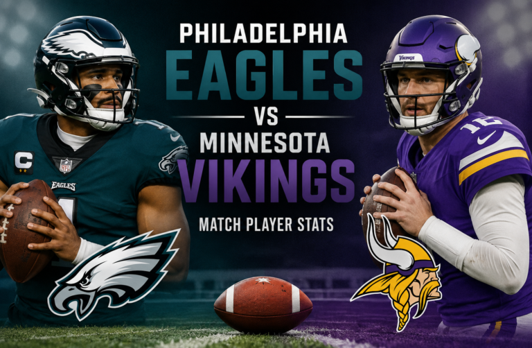 Philadelphia Eagles vs Minnesota Vikings Match Player Stats