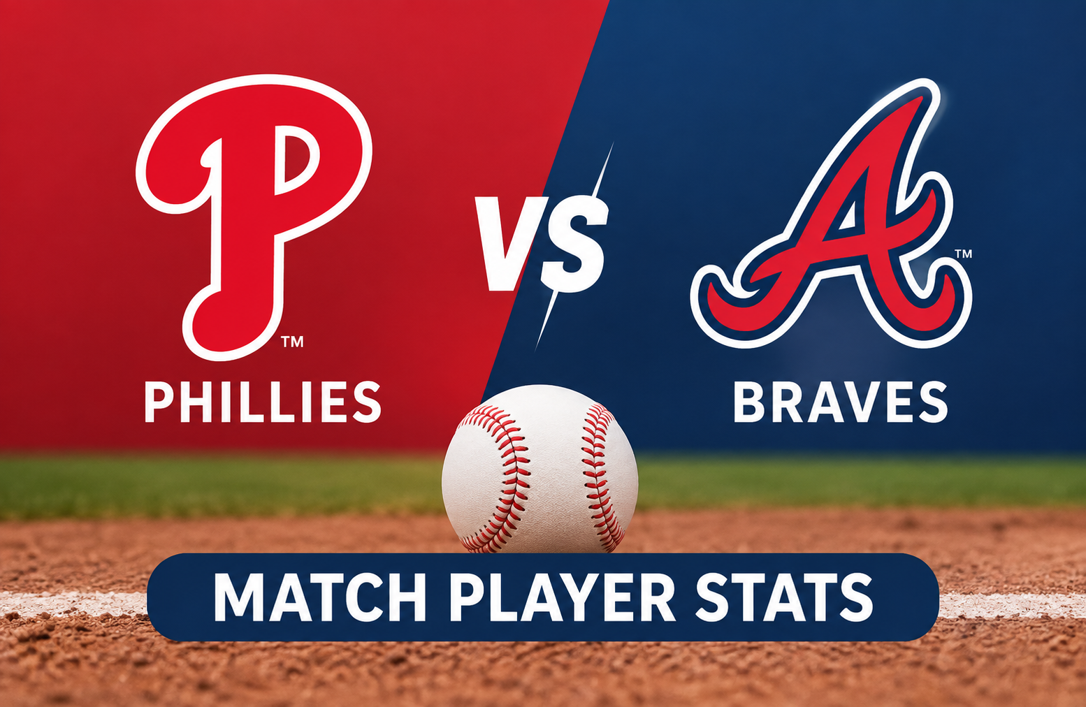 Phillies vs Atlanta Braves Match Player Stats