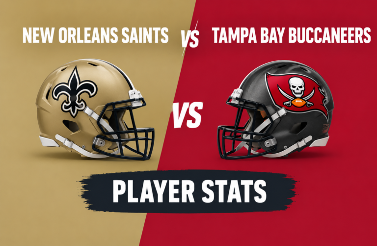 Saints vs Buccaneers Match Player Stats: Jan. 5, 2025