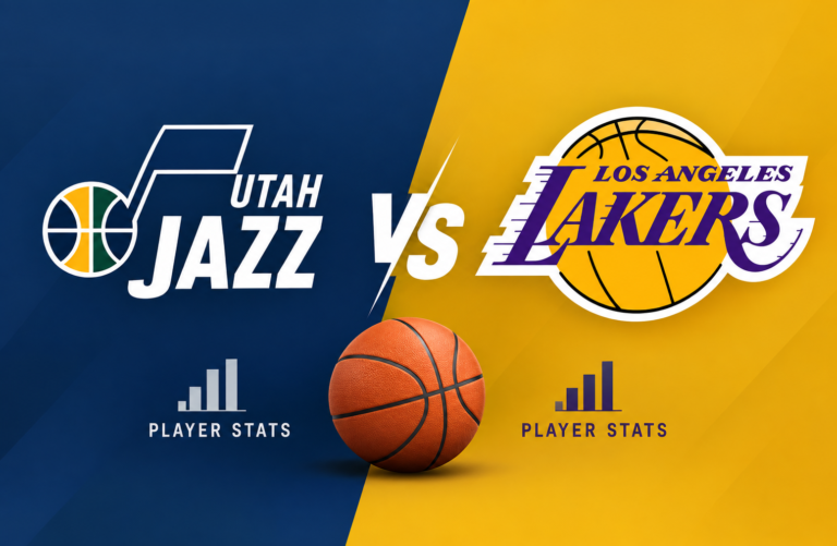 Utah Jazz vs Lakers Match Player Stats