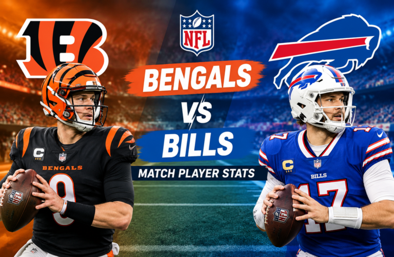 bengals vs buffalo bills match player stats
