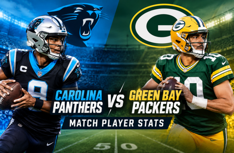 carolina panthers vs green bay packers match player stats