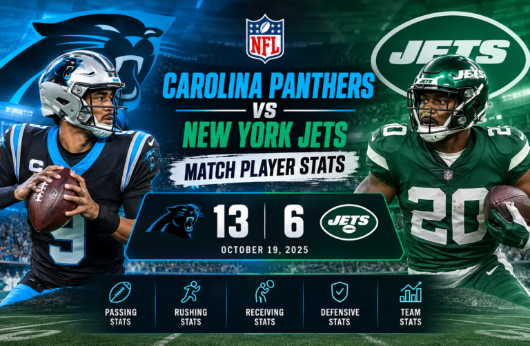 carolina panthers vs new york jets match player stats