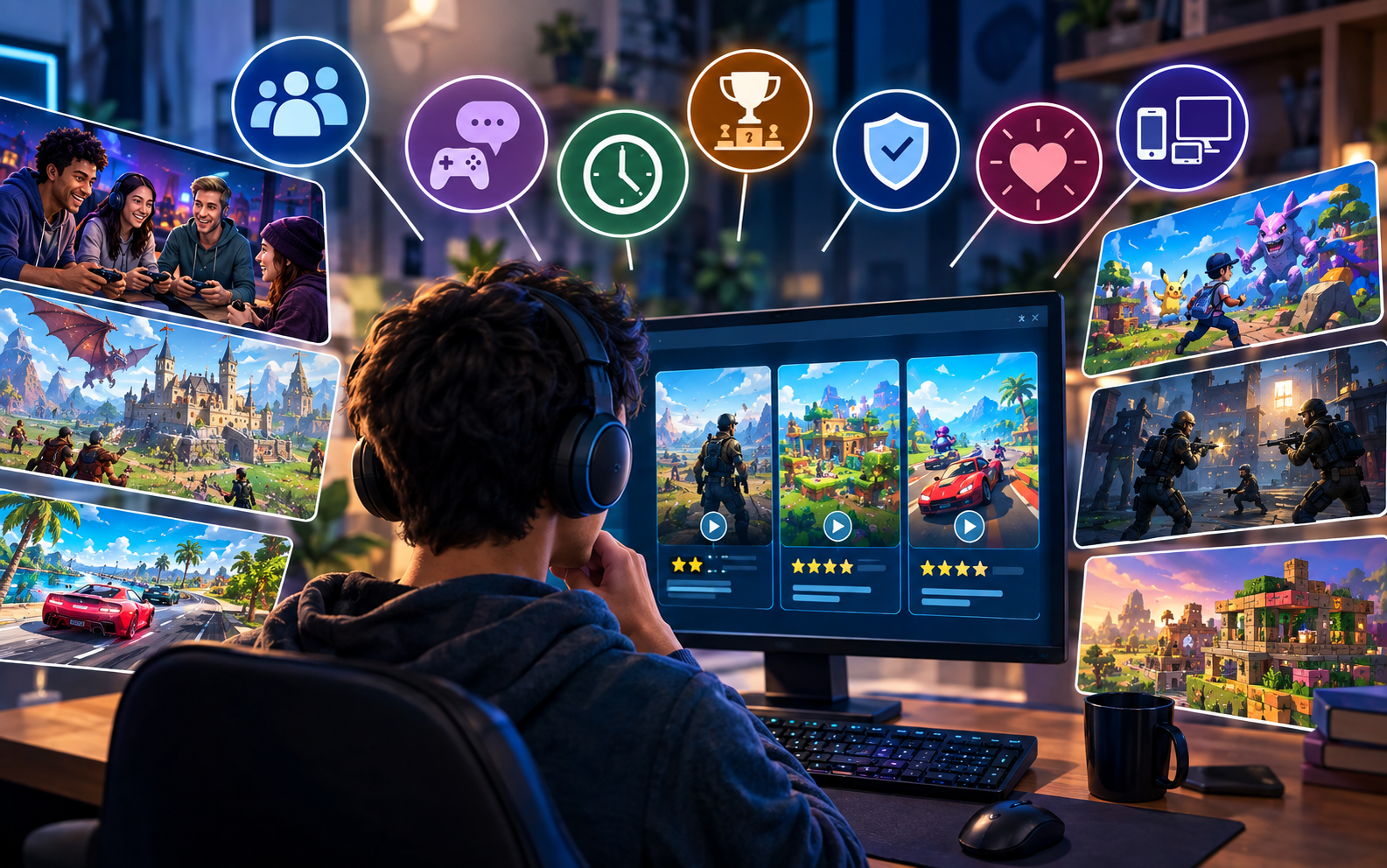 What Makes Players Choose One Online Game Over Another
