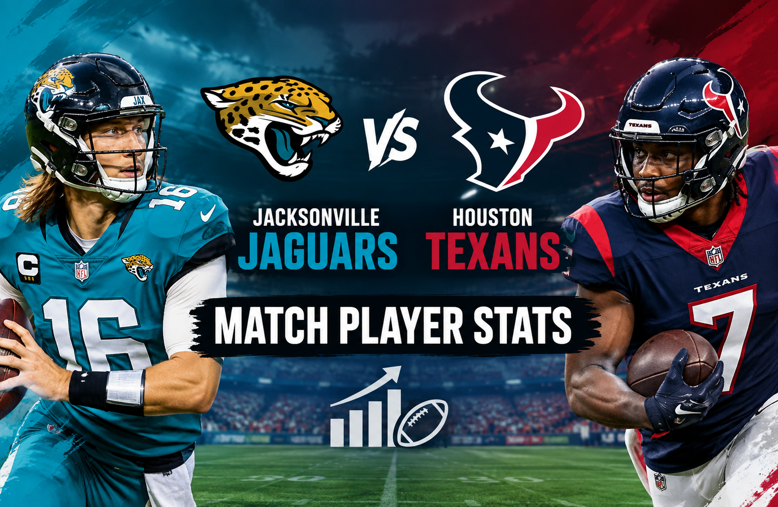 jacksonville jaguars vs texans match player stats
