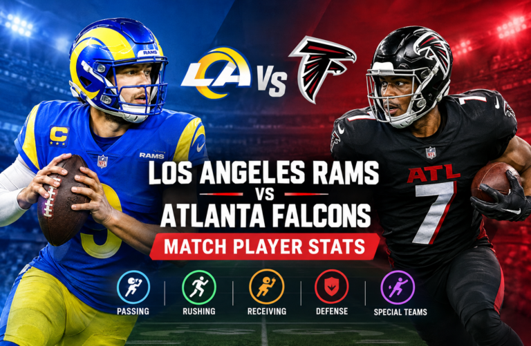 los angeles rams vs atlanta falcons match player stats