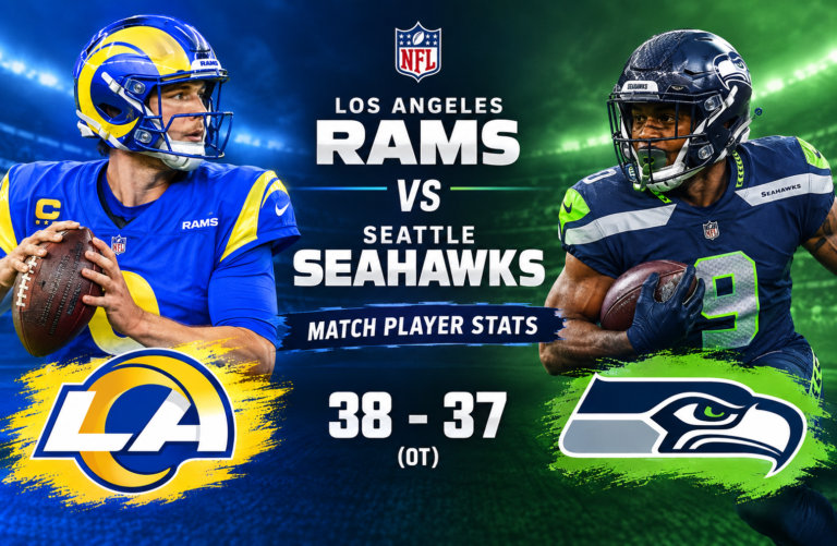 Los Angeles Rams vs Seahawks Match Player Stats