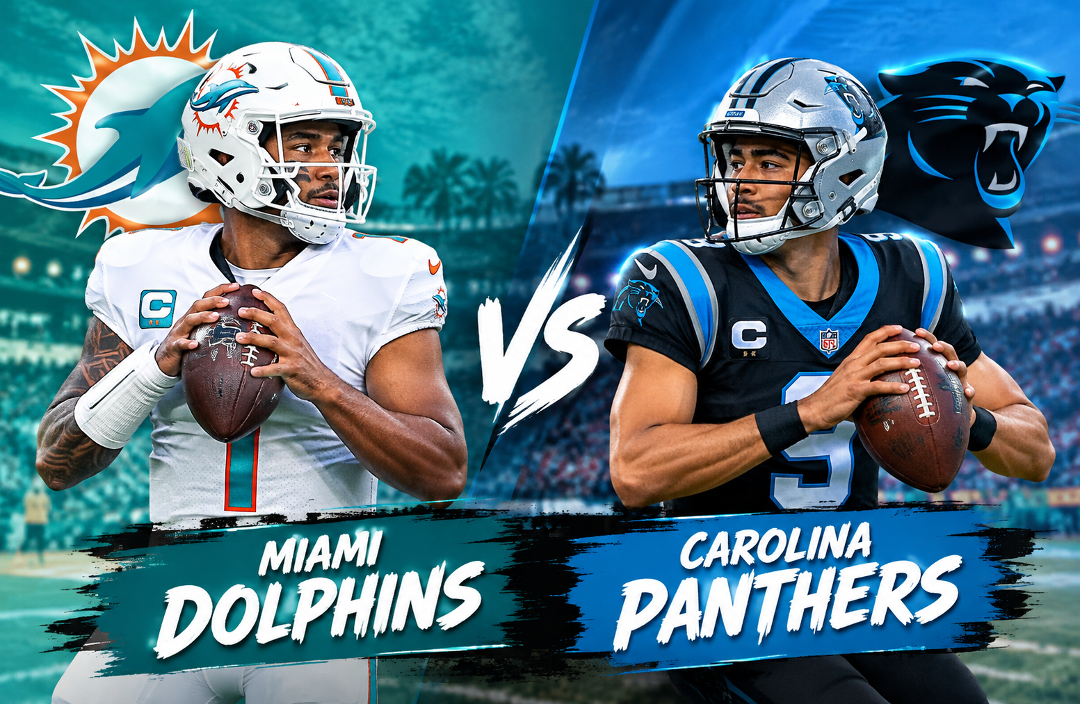 miami dolphins vs carolina panthers match player stats