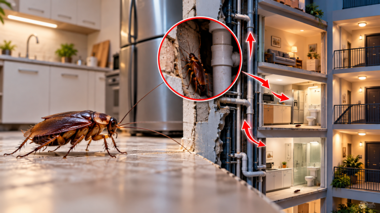 Understanding Cockroach Activity in Apartment Buildings and the Challenges of Shared Spaces