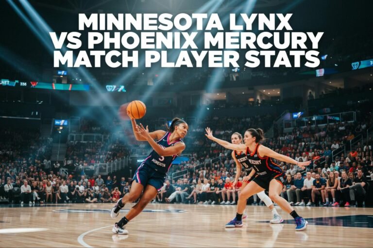 Minnesota Lynx vs Phoenix Mercury Player Stats