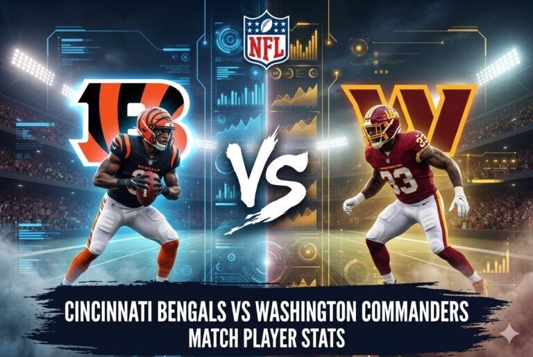 Cincinnati Bengals vs Washington Commanders Match Player Stats