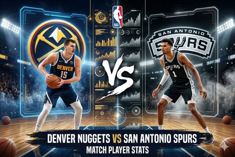 denver nuggets vs san antonio spurs match player stats